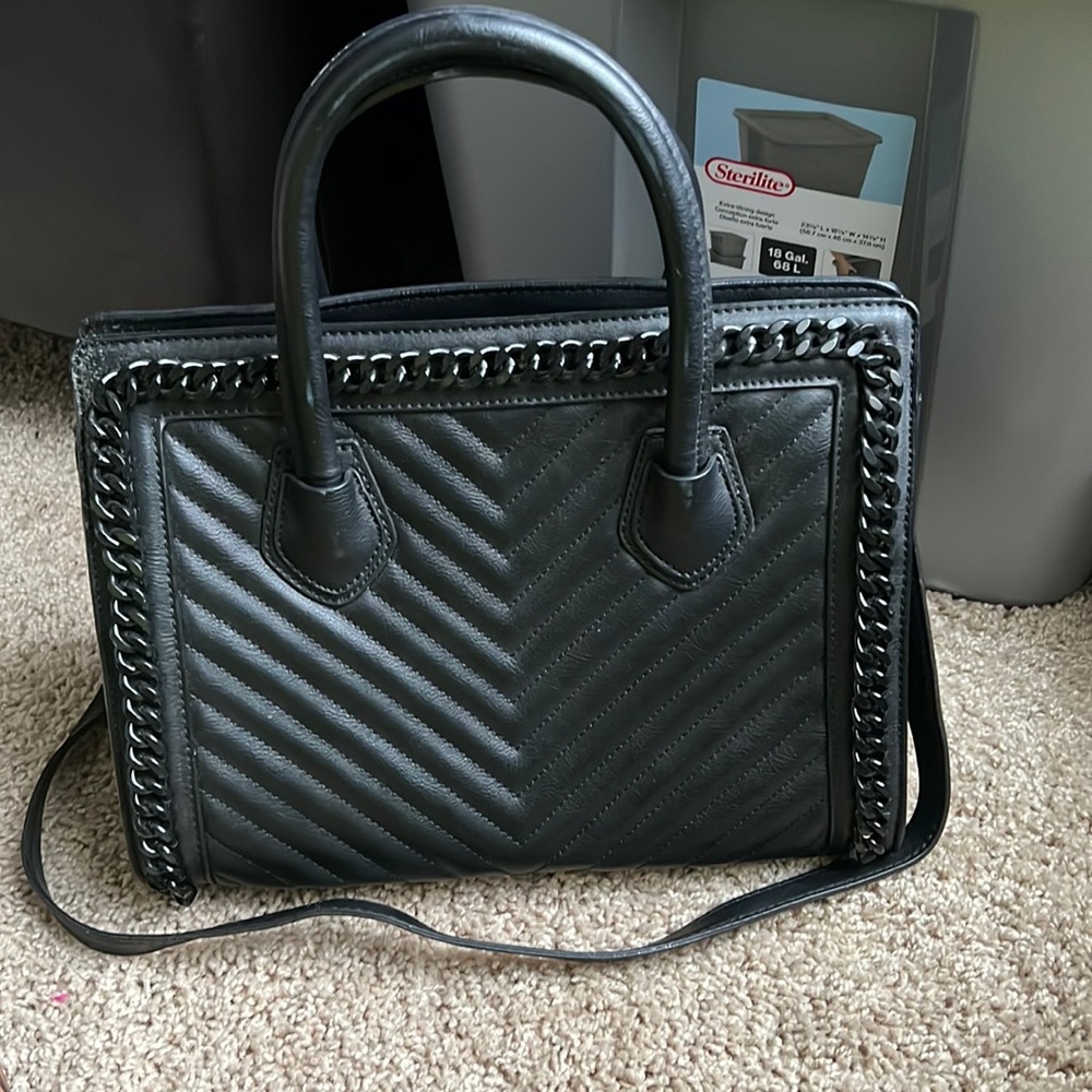 Aldo chain embellished purse